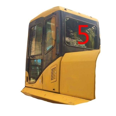 กว้าง 520 มม. KOMATSU Cab Glass Excavator ด้านหลังกระจกนิรภัยโค้ง