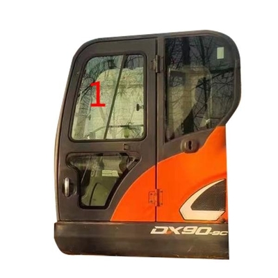 DX70 DX90-9C ห้องโดยสารของรถขุดด้านซ้ายตำแหน่งเอียงกระจก NO.1 กระจกหน้ารถ
