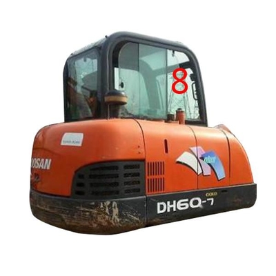 DH60-7 DH55 พลังงานแสงอาทิตย์ 55V-WV DOOSAN Glass Tempered Mini Excavator Glass