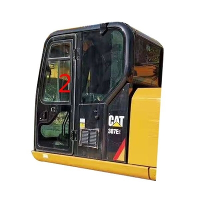 E307E CAT307E รถขุดประตูหน้าต่างเปลี่ยน CATERPILLAR ด้านซ้ายตรงตำแหน่ง NO.2
