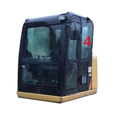 CAT307E E307E รถขุดกระจกหน้าต่าง CATERPILLAR Cab ซ้ายประตูด้านหลังตำแหน่ง NO.4