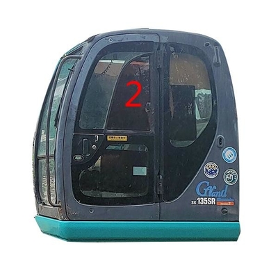 DOT KOBELCO Mini Digger Glass Replacement ด้านซ้ายตำแหน่ง NO.2 Windshield