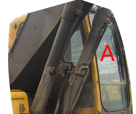 EC210B EC360B VOLVO กระจกบังลมเครื่องก่อสร้างห้องโดยสาร Front Up