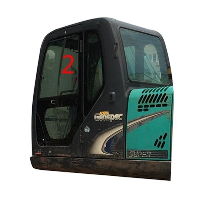 SK230-6 SK-6 SK-8 รถขุดประตูหน้าต่างเปลี่ยนซ้ายตรงตำแหน่งด้านข้าง NO.2 กระจก