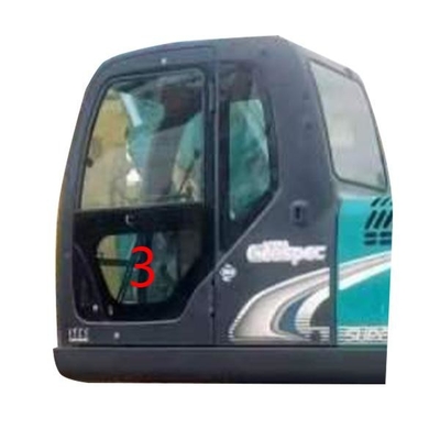 SK-6 SK-8 SK230-6 SK50 KOBELCO รถขุดกระจกประตูซ้ายตำแหน่งล่าง NO.3 Green