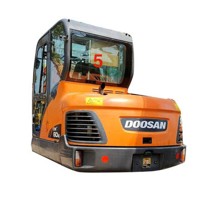 DX55 DOOSAN เครื่องก่อสร้างกระจกห้องโดยสารด้านหลังตำแหน่ง NO.5