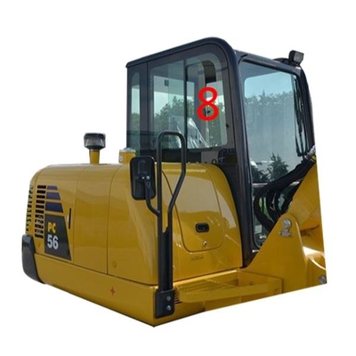 PC56-7 PC56 KOMATSU รถขุดเปลี่ยนหน้าต่างตำแหน่งด้านขวา No.8