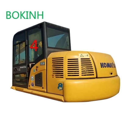 PC60-8 PC70-8 KOMATSU Glass Cab ด้านหลังซ้ายตำแหน่ง NO.4 ทนต่ออุณหภูมิ
