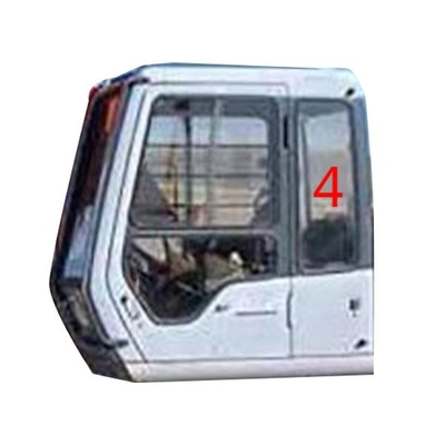4457178 HITACHI รถขุดกระจก Cab Window ซ้ายประตูด้านหลังตำแหน่ง NO.4 กระจกนิรภัย