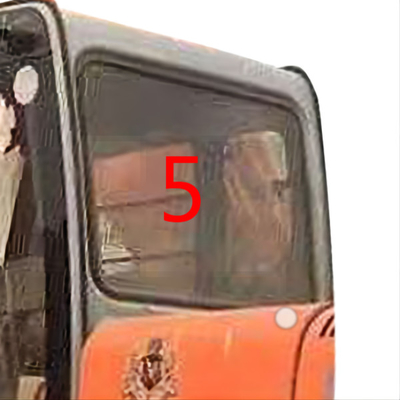 4457180 HITACHI รถขุดกระจก Cab Window กระจกนิรภัยด้านหลังตำแหน่ง NO.5