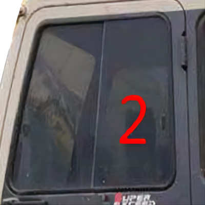 KATO Digger Window Replacement กระจกข้างซ้ายกระจกนิรภัย