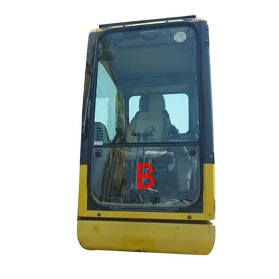 ด้านหน้าลง Komatsu รถขุดกระจกเปลี่ยนกระจกนิรภัยขุด