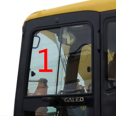 Daewoo KOMATSU Cab กระจก ตำแหน่งด้านซ้ายเอียง NO.1 5mm หนา