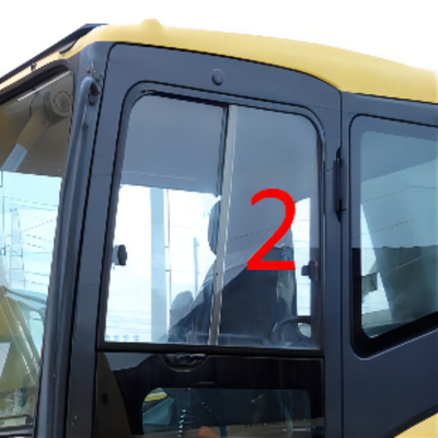 ทนต่อการดัดงอ KOMATSU รถขุดหัวเก๋ง ตำแหน่งด้านซ้ายตรง NO.2