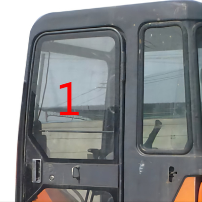 ด้านซ้าย DAEWOO DH55 Volvo รถขุดกระจกหน้ารถหนา 5 มม.