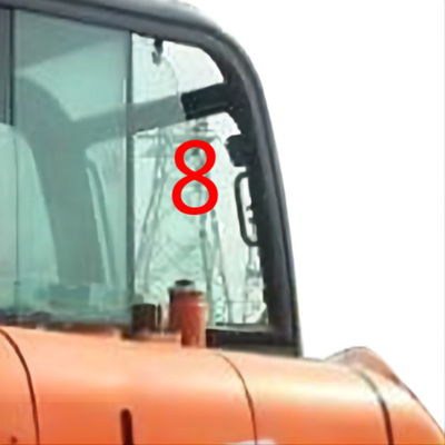 DH60-7 DH55 พลังงานแสงอาทิตย์ 55V-WV DOOSAN Glass Tempered Mini Excavator Glass