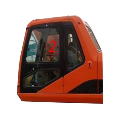 DH215-9 DOOSAN แก้ว สีเขียว ด้านซ้ายตรง ตำแหน่ง NO.2