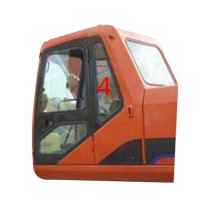 กระจกนิรภัย ISO สำหรับกระจกบังลม DOOSAN ประตูหลังซ้าย ตำแหน่ง NO.4