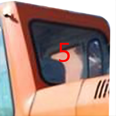 DH215-9 Excavator Cabin DOOSAN กระจกเทมเปอร์เปลี่ยนกระจกด้านหลัง