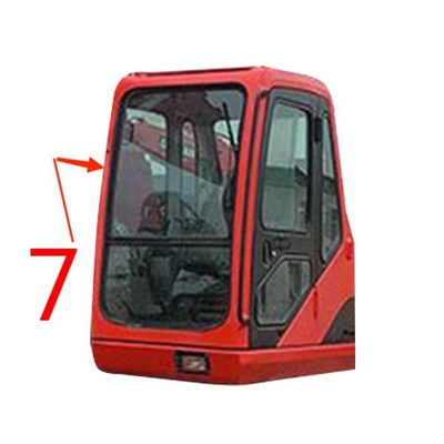 FCC DOOSAN Digger Glass เปลี่ยนกระจกหน้ารถด้านขวากระจกหน้าต่าง
