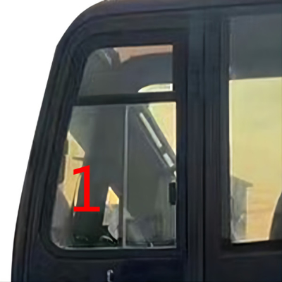 5mm CATERPILLAR Cab Glass ISO ตำแหน่งด้านซ้ายเอียง NO.1