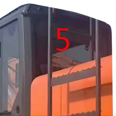 กระจกนิรภัย HITACHI Excavator Cab Glass 5mm Back Side Window Replacement