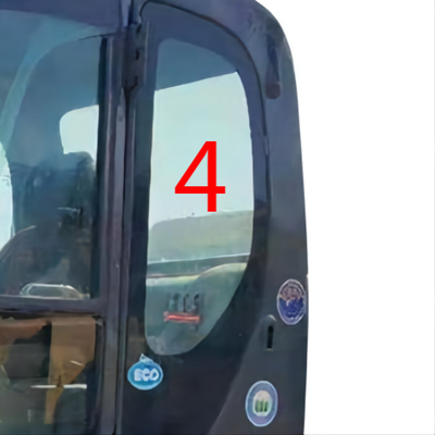 เปลี่ยนกระจกเทมเปอร์ 5 มม. ด้านหลังประตูด้านซ้าย ตำแหน่ง NO.4 Windshield