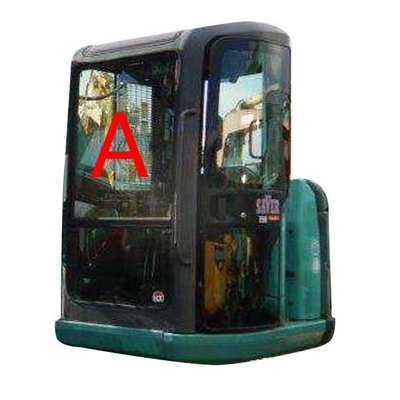 CE KOBELCO รถขุดกระจกด้านหน้าเปลี่ยนหน้าต่างขุด