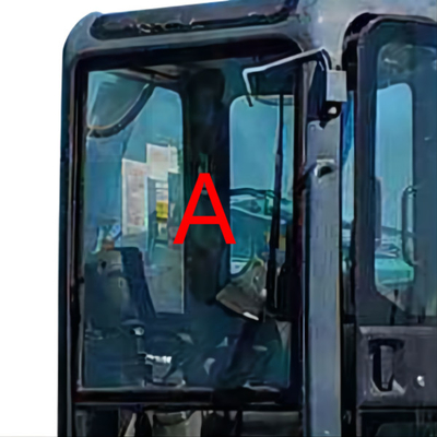 CE KOBELCO รถขุดกระจกด้านหน้าเปลี่ยนหน้าต่างขุด