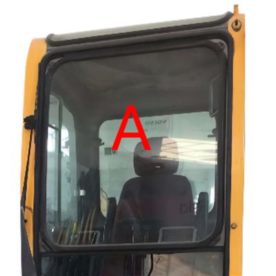EW55C EC55C VOLVO กระจกบังลมกระจกหน้านิรภัยตำแหน่งด้านหน้า A