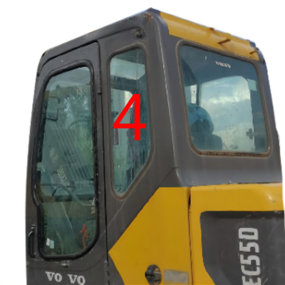 EW55C VOLVO กระจกหน้าต่างกระจกมองข้างซ้าย ตำแหน่งด้านหลัง NO.4