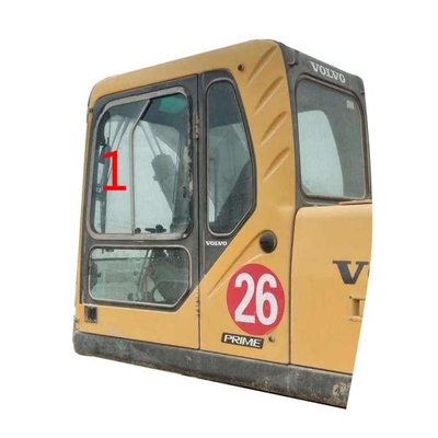 EC240B รถขุด VOLVO เครื่องจักรก่อสร้างกระจกหน้ารถ Cab ด้านซ้าย