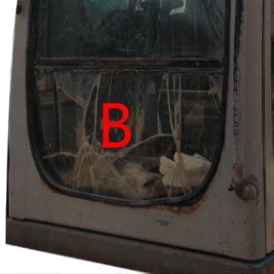 SK-6 SK230-6 SK-8 KOBELCO รถขุดหน้าต่างเปลี่ยนตำแหน่งด้านหน้าลงB