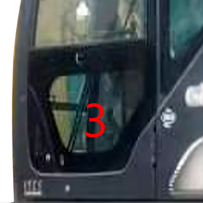 SK-6 SK-8 SK230-6 SK50 KOBELCO รถขุดกระจกประตูซ้ายตำแหน่งล่าง NO.3 Green