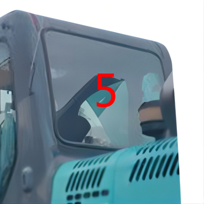 SK-6 SK-8 SK230-6 KOBELCO รถขุดกระจกประตูด้านซ้ายด้านหลังตำแหน่ง NO.5 กระจกนิรภัย