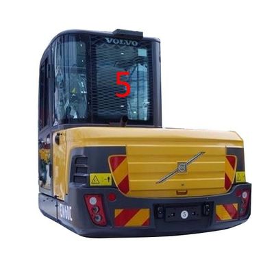 สีเขียว EW60C VOLVO รถขุดกระจกเปลี่ยนด้านหลัง NO.5 FCC