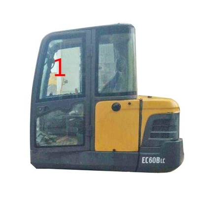 EC60 VOLVO กระจกบังลมด้านซ้ายตำแหน่ง NO.1 Bending Resistant