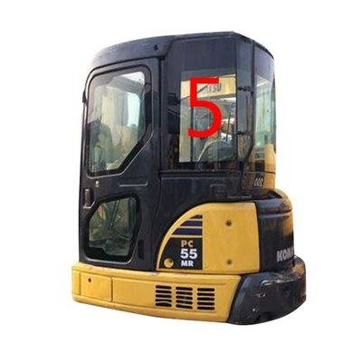 กระจกหน้ารถ PC55MR PC55 KOMATSU รถขุดเปลี่ยนหน้าต่าง RoHS ด้านหลัง NO.5
