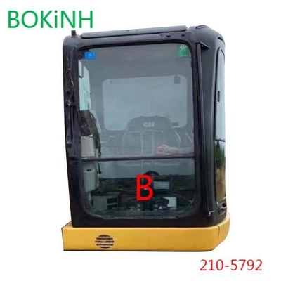 เปลี่ยนกระจกรถขุด OEM CATERPILLAR 210-5792 Cab Front Down Positon B กระจกเทมเปอร์