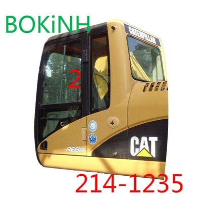 214-1235 CATERPILLAR รถขุดกระจก Cab ด้านซ้ายตรงตำแหน่ง NO.2 กระจกนิรภัย