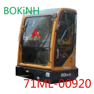 71ML-00920 HYUNDAI หน้ากระจก Cab ตำแหน่งบน A กระจกนิรภัย