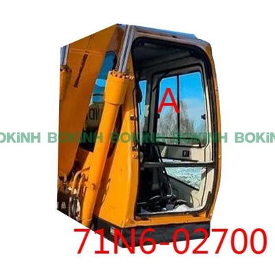 71N6-02700 HYUNDAI Front Glass 797mm Wide Excavator Cab ตำแหน่งบนA