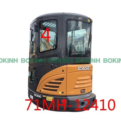 71MH-12410 ฮุนไดกระจกหน้าต่างด้านหน้าประตูด้านซ้ายด้านหลังตำแหน่ง NO.4 กระจกนิรภัย