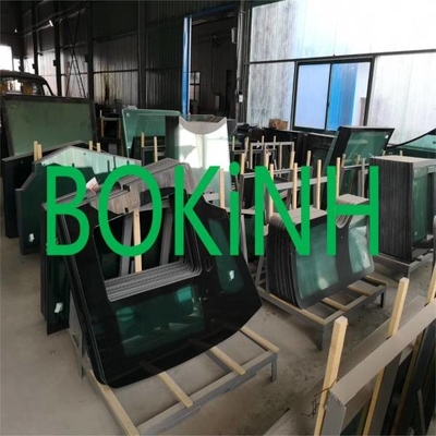 71M8-01441 HYUNDAI ด้านหน้ากระจกตำแหน่งล่าง B รถขุด Cab Window Tempered