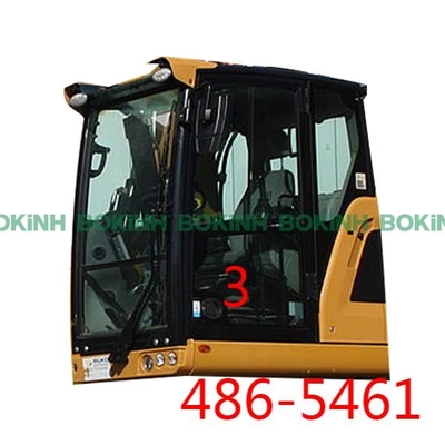486-5461 CATERPILLAR ห้องโดยสารกระจกด้านซ้าย ตำแหน่งล่าง NO.3 กระจกนิรภัย