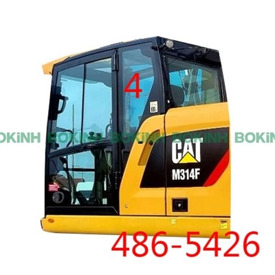 486-5426 CATERPILLAR กระจกเก๋งข้างซ้าย ตำแหน่งประตูหลัง NO.4 กระจกนิรภัย